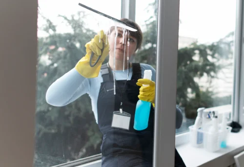 Nettoyage de vitres intérieures et extérieures à Sendets